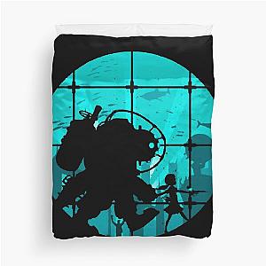 Bioshock Blue Duvet Cover