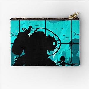 Bioshock Blue Zipper Pouch