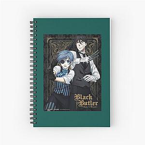 black butler blue   Spiral Notebook