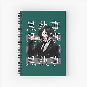 Sebastian - Black Butler Anime   Spiral Notebook