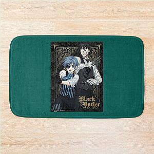 black butler blue   Bath Mat