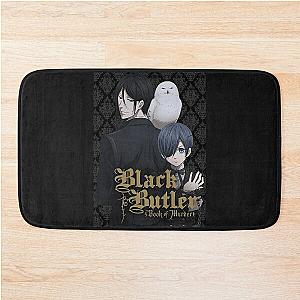 black butler black Bath Mat