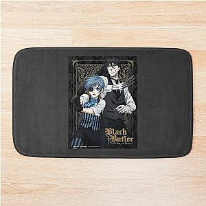 black butler blue Classic Bath Mat