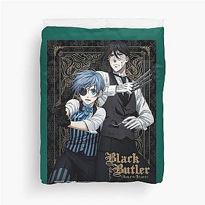 black butler blue   Duvet Cover