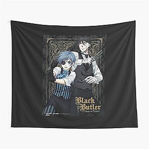 black butler blue Tapestry