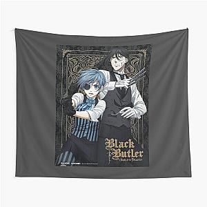 black butler blue Classic Tapestry