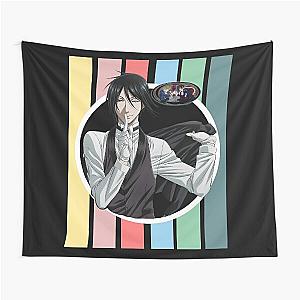 black butler rainbow Tapestry