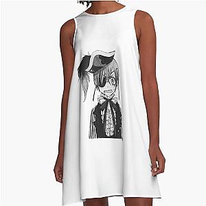 Black Butler Sky A-Line Dress