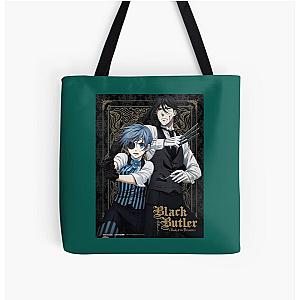 black butler blue   All Over Print Tote Bag