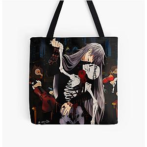 Kuroshitsuji Black Butler - Undertaker Dancing All Over Print Tote Bag