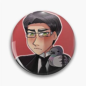 William T Spears Black Butler Pin