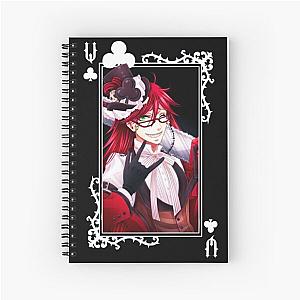 Anime black butler, Grell Sutcliff Spiral Notebook