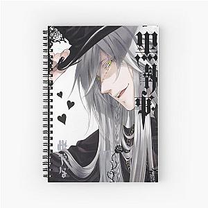 Undertaker Black Butler Spiral Notebook