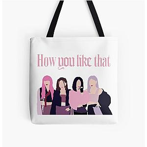 Blackpink Bags - How you like that Blackpink Silhouette All Over Print Tote Bag RB0401 [ID1804]