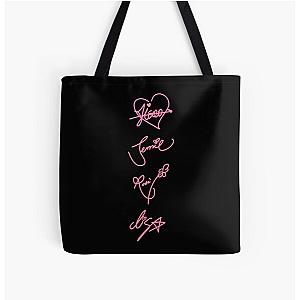 Blackpink Bags - BLACKPINK SIGNATURES  All Over Print Tote Bag RB0401 [ID1810]