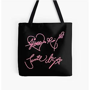 Blackpink Bags - BLACKPINK SIGNATURES  All Over Print Tote Bag RB0401 [ID1809]