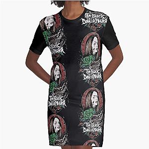 Thé Bláck Dáhlíá Múrdér get Gábáte Graphic T-Shirt Dress