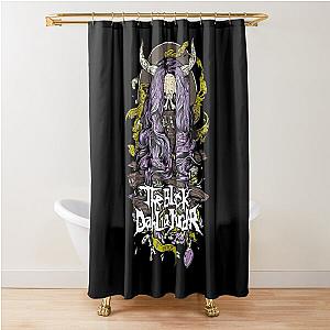 Thé Bláck Dáhlíá Múrdér árt   (2) Shower Curtain