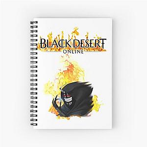 black desert online Spiral Notebook