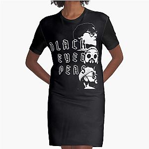 Black Eyed Peas Translation Graphic T-Shirt Dress