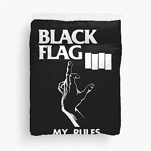 Black Flag For Fans Duvet Cover