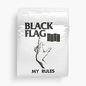 The Great Music Rock Metal Black Flag Band ivelhaf Duvet Cover