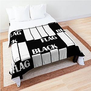 Black Flag America Rock Bands Music Black Retro Vintage Comforter