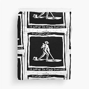 Flag Burning Propagandhi Duvet Cover