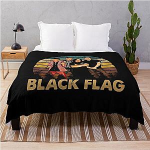 Vintage Black art members flag gift Throw Blanket