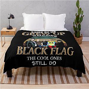 Black art members flag gift Throw Blanket