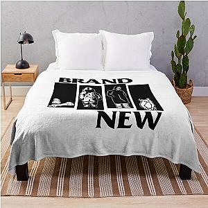 Brand New Black Flag Band Parody Crossover Throw Blanket