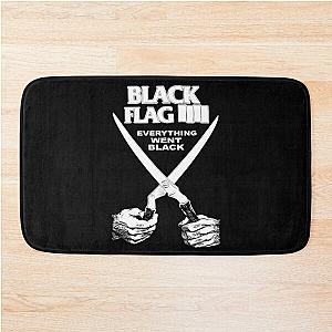 The Great Music Rock Metal Black Flag Band ivelhaf Bath Mat