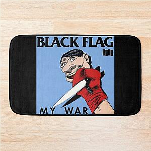 The Great Music Rock Metal Black Flag Band ivelhaf Bath Mat