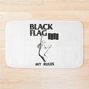 The Great Music Rock Metal Black Flag Band ivelhaf Bath Mat