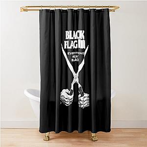 The Great Music Rock Metal Black Flag Band ivelhaf Shower Curtain