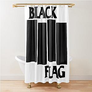 black white flag 2020 siangminggu Shower Curtain