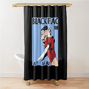 The Great Music Rock Metal Black Flag Band ivelhaf Shower Curtain