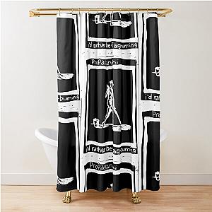 Flag Burning Propagandhi Shower Curtain