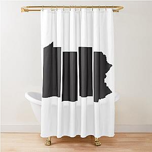 Black Flag - Pennsylvania State Shower Curtain