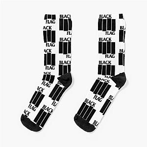 black white flag 2020 siangminggu Socks