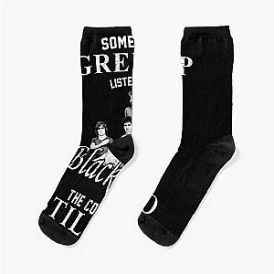 Some of us grew up Black art members flag gift Socks