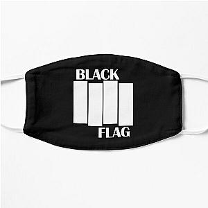 Black Flag America Rock Bands Music Black Retro Vintage Flat Mask