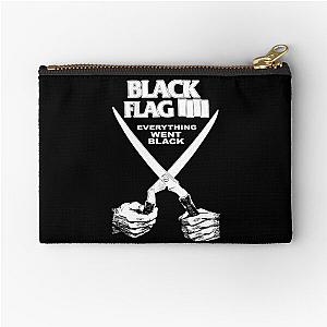 The Great Music Rock Metal Black Flag Band ivelhaf Zipper Pouch