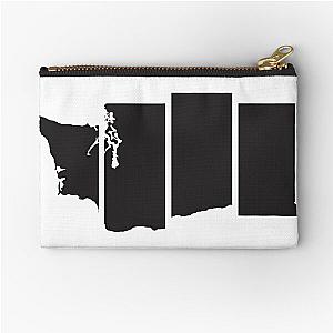 Black Flag - Washington State Zipper Pouch