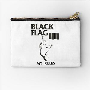 The Great Music Rock Metal Black Flag Band ivelhaf Zipper Pouch