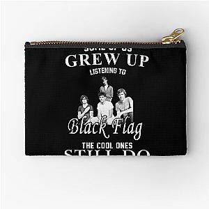 Some of us grew up Black art members flag gift Zipper Pouch