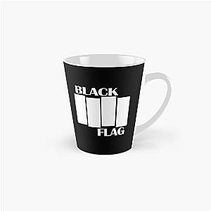 Black Flag America Rock Bands Music Black Retro Vintage Tall Mug