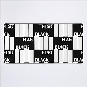 Black Flag America Rock Bands Music Black Retro Vintage Desk Mat