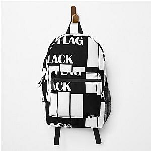 Black Flag America Rock Bands Music Black Retro Vintage Backpack