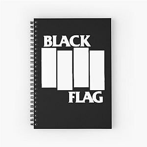 white black flag 2020 siangminggu Spiral Notebook